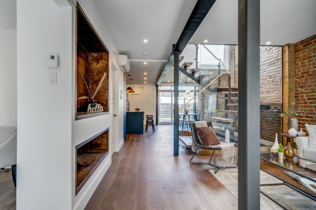 Renovation complète d'une maison - Entrée